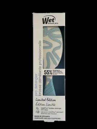 WetBrush Pro Detangler Bows On Bows Blue