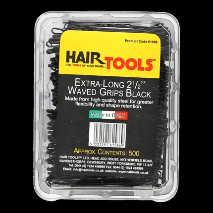 Hairtools Extra Long 2.5 inch Waved Kirby Grips (500 box)